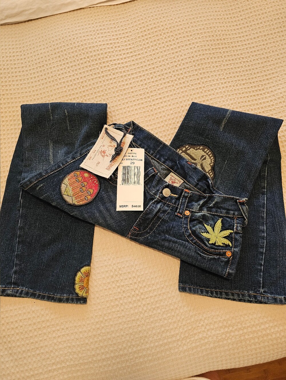 True Religion Jimmy Hendrix Society Club jeans, new with tags and extremely RARE - Picture 3 of 14